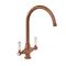 Milano Elizabeth - Traditional Kitchen Mixer Tap - Brushed Copper