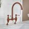 Milano Elizabeth - Traditional Cranked Bridge Kitchen Mixer Tap - Choice of Finish