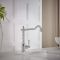 Milano Elizabeth - Single Lever Classic Kitchen Mixer Tap - Chrome and White