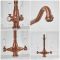 Milano Elizabeth - Classic Kitchen Mixer Tap - Brushed Copper