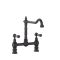 Milano Elizabeth - Classic Bridge Kitchen Mixer Tap - Black