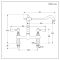 Milano Elizabeth - Classic Bridge Kitchen Mixer Tap - Black