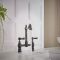 Milano Elizabeth - Classic Bridge Kitchen Mixer Tap - Choice of Finish