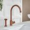 Milano Elizabeth - Single Lever Traditional Kitchen Mixer Tap with Pull-Out Spray - Brushed Copper