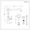 Milano Elizabeth - Single Lever Classic Kitchen Mixer Tap with Pull-Out Spray - Brushed Brass