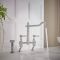 Milano Elizabeth - Classic Cranked Bridge Kitchen Mixer Tap with Pull-Out Spray - Choice of Finish