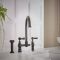 Milano Elizabeth - Traditional Bridge Kitchen Mixer Tap with Pull-Out Spray - Choice of Finish