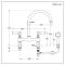 Milano Elizabeth - Traditional Bridge Kitchen Mixer Tap with Pull-Out Spray - Choice of Finish