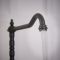 Milano Elizabeth - Classic Bridge Kitchen Mixer Tap with Pull-Out Spray - Black