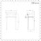 Milano Richmond - 515mm Traditional Basin and Washstand - Copper (2 Tap-Holes)
