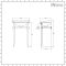 Milano Richmond - 560mm Traditional Basin and Washstand - Copper (3 Tap-Holes)