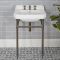 Milano Richmond - 560mm Traditional Basin and Washstand - Oil Rubbed Bronze (3 Tap-Holes)