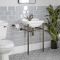 Milano Richmond - 500mm Traditional Basin and Washstand - Oil Rubbed Bronze (1 Tap-Hole)