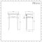 Milano Richmond - 500mm Traditional Basin and Washstand - Oil Rubbed Bronze (1 Tap-Hole)