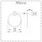 Milano Elizabeth - Traditional Towel Ring - Oil Rubbed Bronze