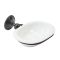 Milano Elizabeth - Traditional Ceramic Soap Dish - Black