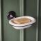 Milano Elizabeth - Traditional Ceramic Soap Dish - Black