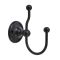 Milano Elizabeth - Traditional Double Robe Hook - Black