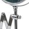 Milano Elizabeth - Traditional Round Extendable Shaving Mirror - Chrome