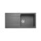 Rangemaster Loa - Single Bowl Granite Inset Kitchen Sink - 1000mm x 500mm - Choice of Finish