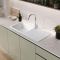 Rangemaster Loa - Single Bowl Granite Inset Kitchen Sink - 1000mm x 500mm - Choice of Finish