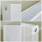 Milano Alora - 1800mm White Vertical Flat Panel Type 20 Convector Radiator - Choice of Size