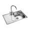 Rangemaster Michigan - Single Bowl Stainless Steel Kitchen Sink - 800mm x 508mm