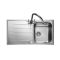 Rangemaster Michigan - Single Bowl Stainless Steel Kitchen Sink - 950mm x 508mm