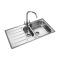 Rangemaster Michigan - 1.5 Bowl Stainless Steel Kitchen Sink - 950mm x 508mm