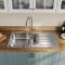 Rangemaster Michigan - 1.5 Bowl Stainless Steel Kitchen Sink - 950mm x 508mm