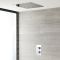 Milano Arvo - Chrome Thermostatic Shower with Recessed Shower Head (1 Outlet)