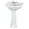 Milano Towneley - Traditional Close Coupled Toilet and Pedestal Basin Set