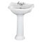 Milano Towneley - Traditional Shower Suite with Quadrant Enclosure, Close Coupled Toilet and Pedestal Basin