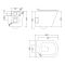 Nuie Ava - Modern Wall Hung Toilet with Soft Close Seat