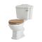 Milano Windsor - Traditional Toilet Pan with Cistern and Warm Oak Seat