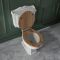 Milano Windsor - Traditional Toilet Pan with Cistern and Warm Oak Seat