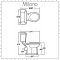 Milano Richmond - White Traditional Close Coupled Toilet with Cistern and Soft Close Seat
