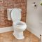 Milano Richmond - White Traditional Close Coupled Toilet with Cistern and Soft Close Seat