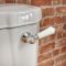 Milano Richmond - White Traditional Close Coupled Toilet with Cistern and Soft Close Seat