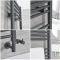 Milano Neva Dual Fuel - Anthracite Heated Towel Rail - 1785mm x 600mm