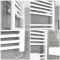 Milano Neva Electric - White Heated Towel Rail - 1600mm x 500mm