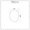 Milano Richmond - Warm Oak Toilet Seat