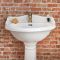 Milano Towneley - Traditional 1 Tap-Hole Basin with Full Pedestal - 600mm