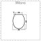 Milano Richmond - Standard Soft Close Toilet Seat