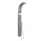 Milano Niagara - Chrome Thermostatic Outdoor Shower with Shower Head, Hand Shower and Body Jets (5 Outlet)