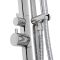 Milano Sevilla - Chrome Outdoor Shower with Shower Head and Hand Shower (2 Outlet)