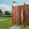Milano Sevilla - Chrome Outdoor Shower with Shower Head and Hand Shower (2 Outlet)