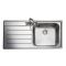 Rangemaster Oakland - Single Bowl Stainless Steel Kitchen Sink - 985mm x 508mm - Choice of Hand