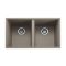 Rangemaster Oridian - Double Bowl Granite Undermount Kitchen Sink - 770mm x 460mm - Choice of Finish