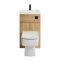 Milano Lurus - Modern Farington Toilet and Basin and Combination Unit - 500mm x 890mm - Choice of Finish